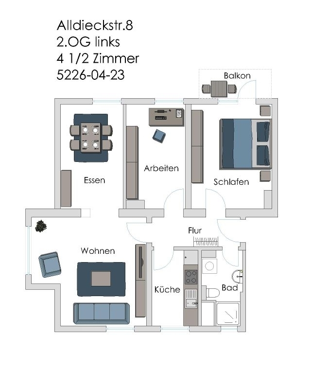 Arbeitszimmer, Balkon und Garten - optimal für berufstätige Paare - Photo 4